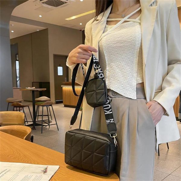 Pu Leather (2 Piece) Cross-body Women Bag
