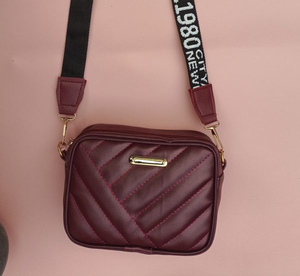 Leather Square Shoulder Bag For Women