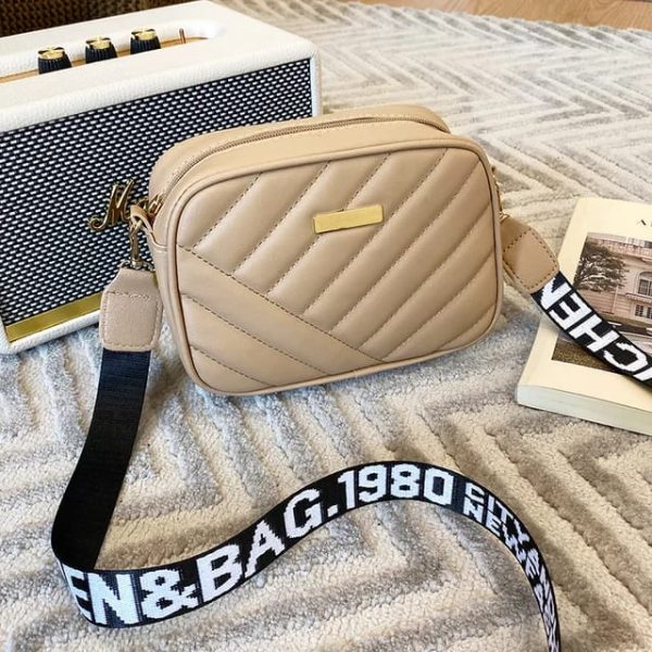 Leather Square Shoulder Bag For Women