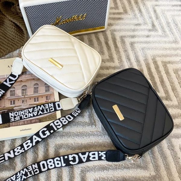 Leather Square Shoulder Bag For Women