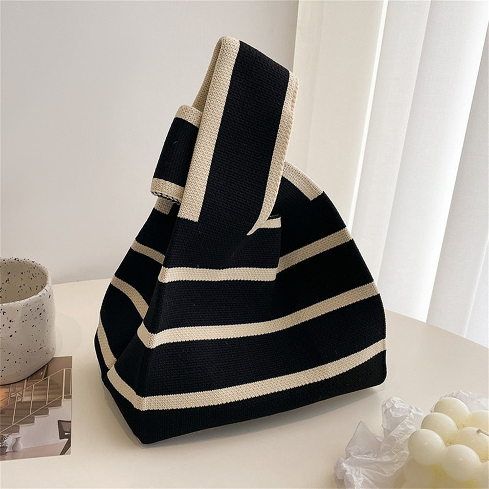 Handmade Knit Women Wrist Bag - Bagpak