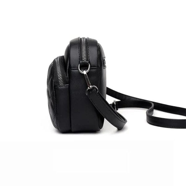 ( 1 Piece ) Women’s Pu Leather Embroidered Shoulder Bag