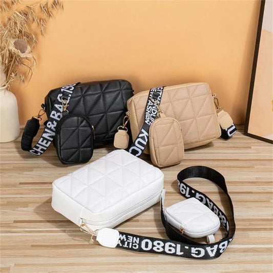 Pu Leather (2 Piece) Cross-body Women Bag
